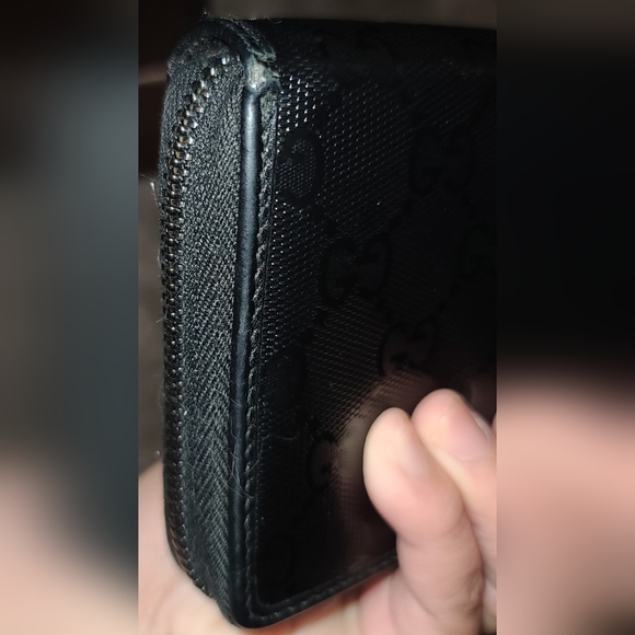 Authentic gucci zippered canvas long wallet for men - Picture 6 of 11